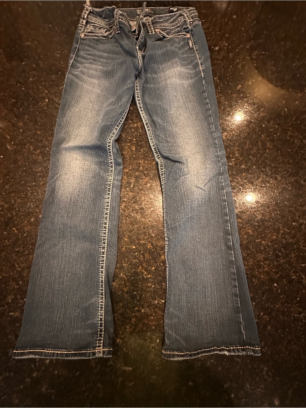 Silver Women's Blue Bootcut Jeans - Casual Everyday Style